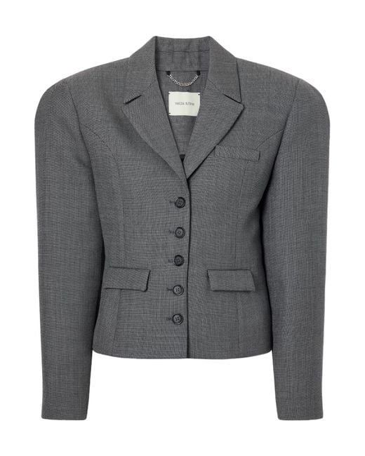 Magda Butrym Gray Wool Blazer