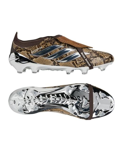 Adidas Brown X Wales Bonner Predator Elite Fold-Over Tongue Firm Ground Football Boots for men