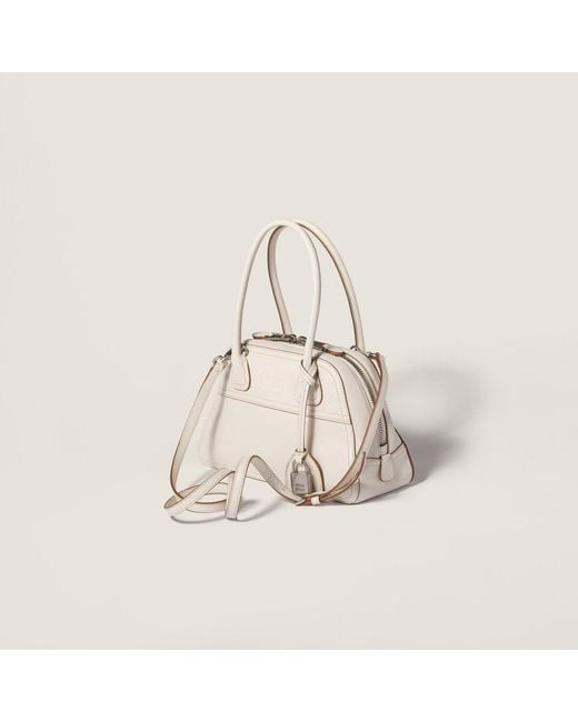 Miu Miu Natural Vivant Nappa Leather Bag
