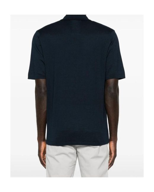 Samsøe & Samsøe Black Short-Sleeved Polo Shirt for men