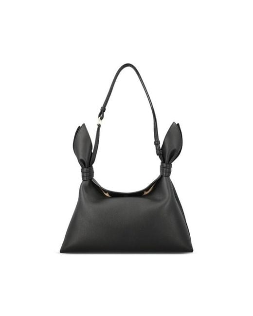 Loewe Black Logo Shoulder Bag