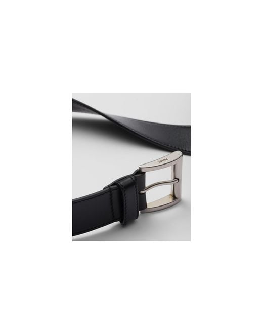 Prada White Square Buckle Belt