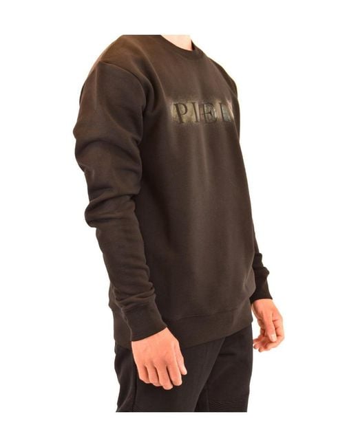 Philipp Plein Brown Logo Hoodie for men