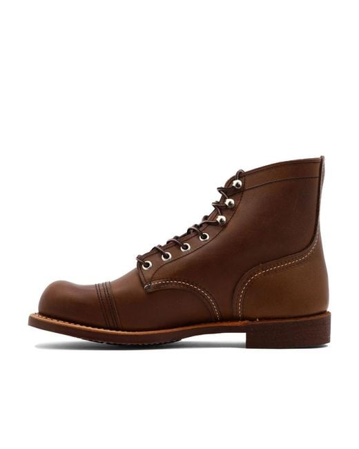 Red Wing Brown Lacing Ankle Boots for men