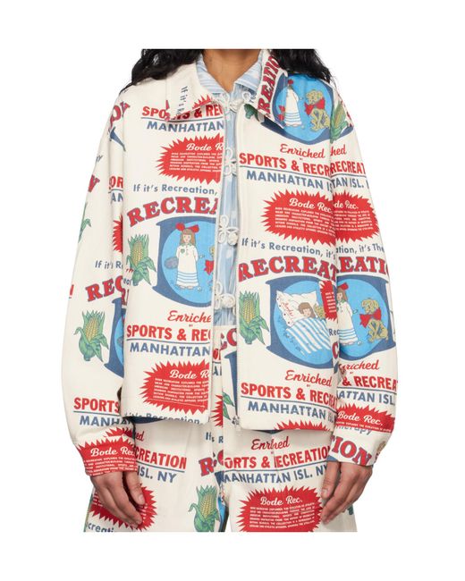 Bode White Enrichment Jacket