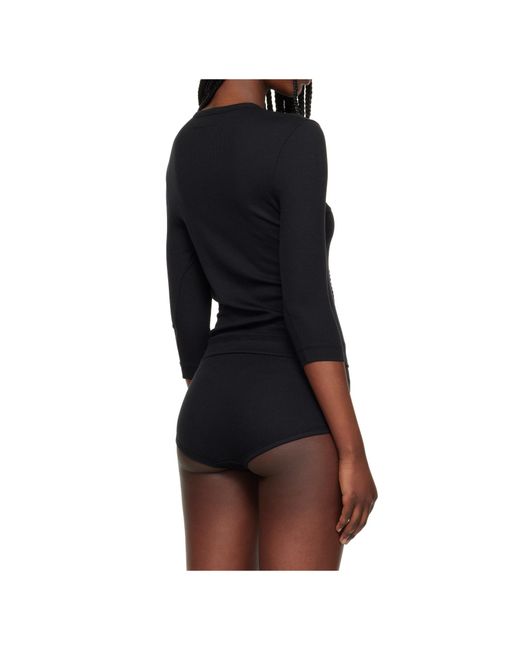 Simone Rocha Black Embellished Top
