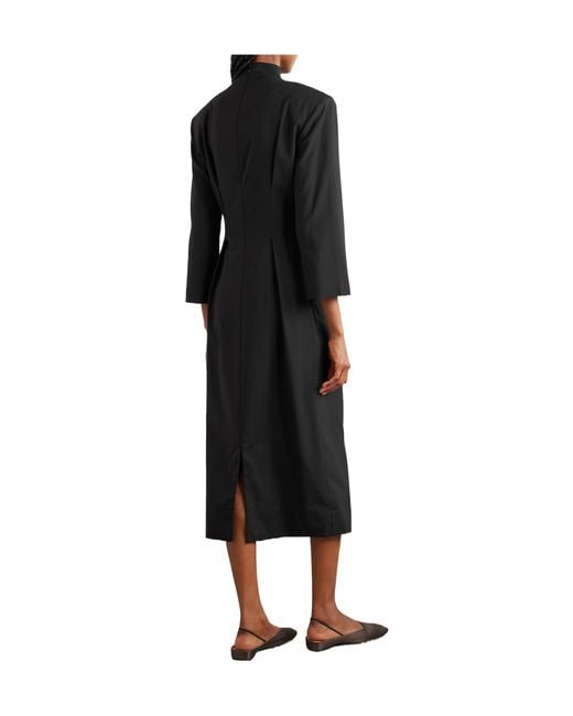 Calvin Klein Black Addison Midi Dress