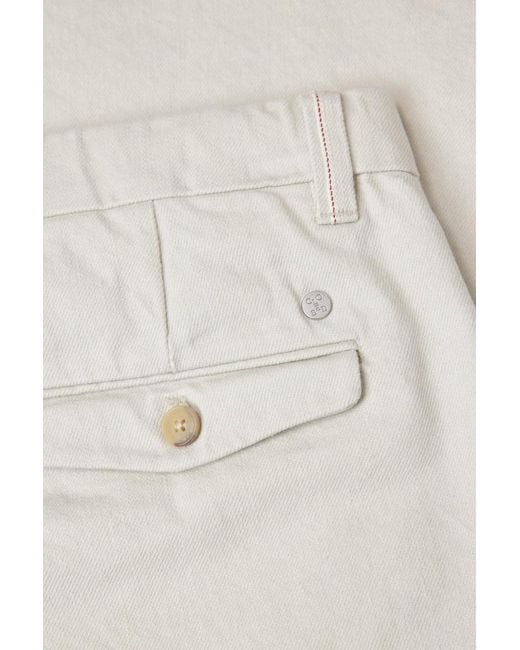 Closed White Straight-Leg Jeans for men