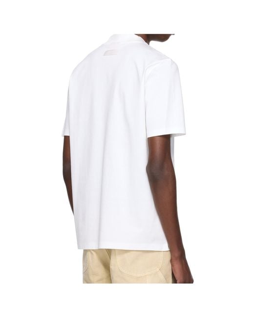 Boss White Crew Neck T-Shirt for men