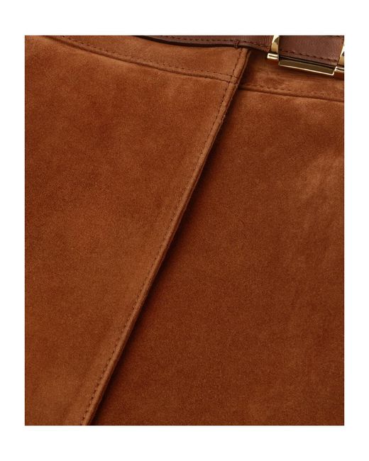 Loro Piana Brown Gala Skirt