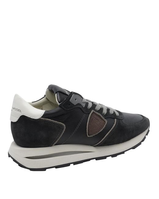 Philippe Model Black Tropez Haute Sneakers for men
