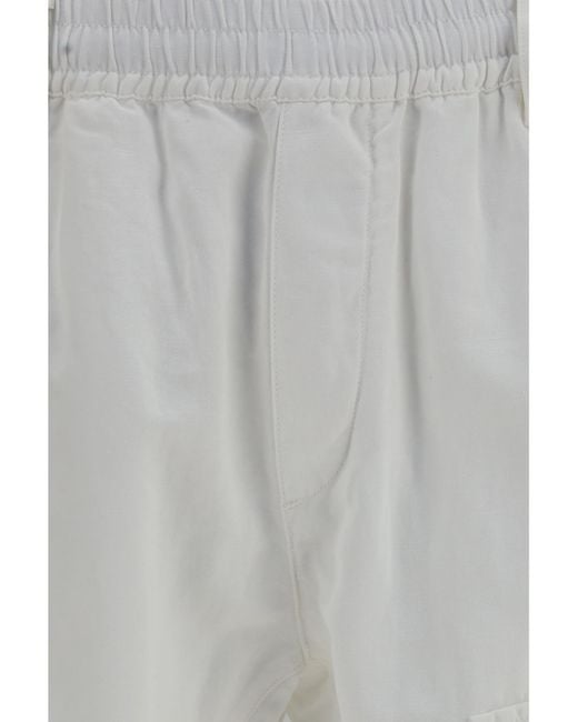 C P Company Gray Boxy Lens Cargo Pants for men