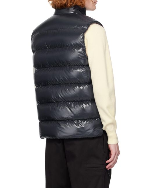 Moncler Blue Tibb Down Gilet for men