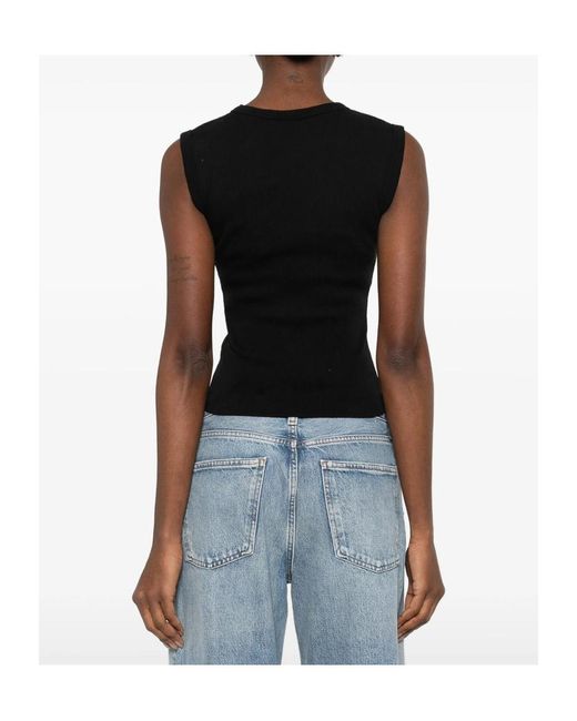 Axel Arigato Black Round-Neck Vest