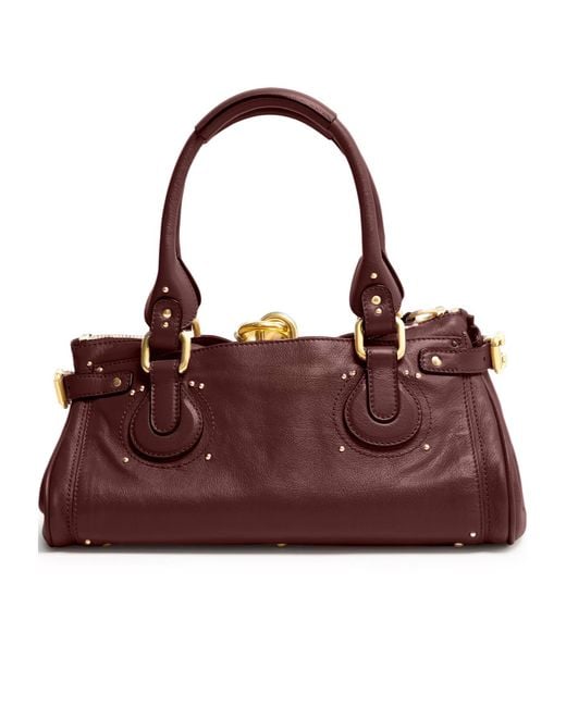Chloé Red Paddington Small Handbag