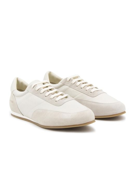 Common Projects White Round Toe Low-Top Sneakers for men