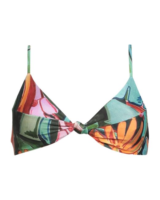 Farm Rio Multicolor Colorful Triangle Bikini Top