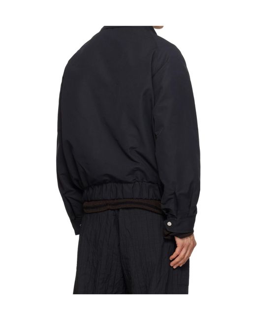 Song For The Mute Blue Flight Jacket for men