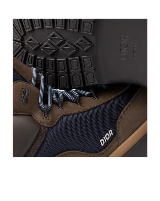Dior Brown Homme Dean Ankle Boots for men