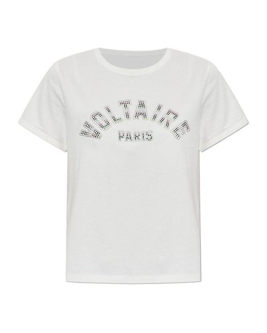 Zadig & Voltaire White Alys T-Shirt