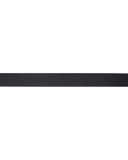 Tom Ford White Grained Leather Buckle T-Belt for men