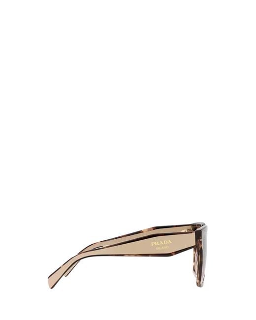 Prada Pink Eyewear Square-Frame Sunglasses