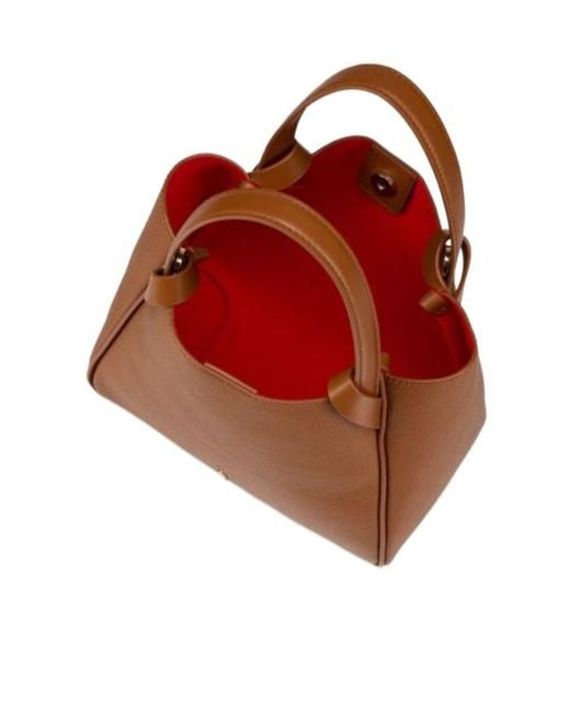 Christian Louboutin Brown Mini Bettina Tote Bag