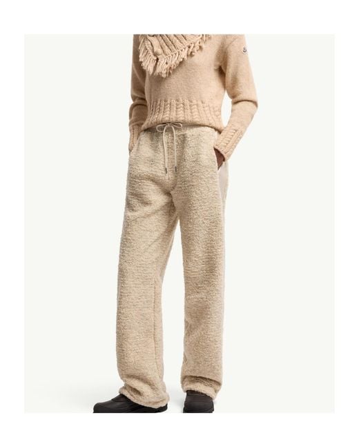 Moncler Natural Teddy Sweatpants