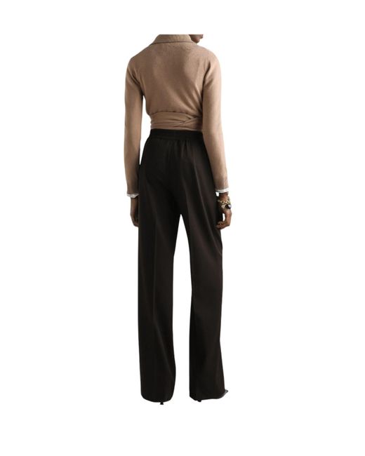 Dolce & Gabbana Black Dolce & Gabbana Wool Gabardine Pants