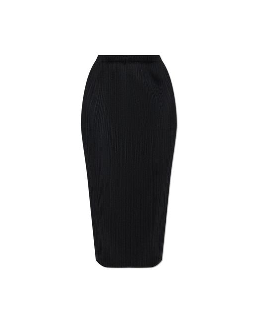 Pleats Please Issey Miyake Black Pleated Skirt