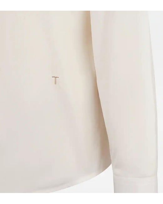 Tod's White Long-Sleeved Shirt