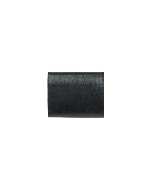 Prada Black Logo Plaque Wallet