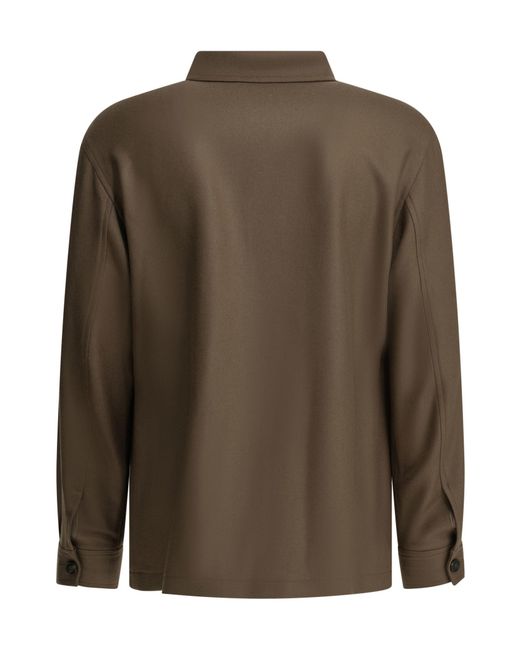 Tagliatore Green 'Tempest' Overshirt Jacket for men