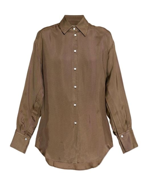 Rohe Brown Long-Sleeved Shirt
