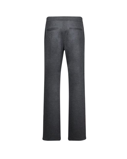 Canali Gray Flannel Classic Pants for men