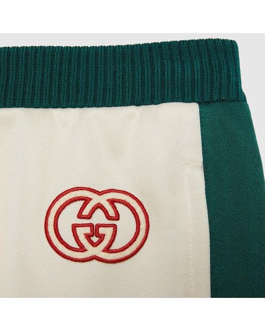 Gucci Green Logo Shorts for men