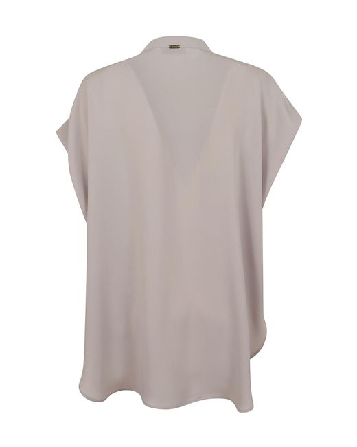 Herno Gray Lucent Cady Top