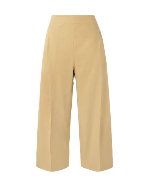 TOVE Natural Ornella Wide-Leg Pants