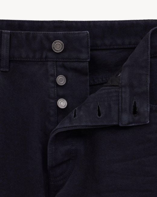 Saint Laurent Blue Mick Straight Jeans for men