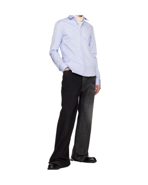 Wooyoungmi Blue Classic Tailored Shirt for men