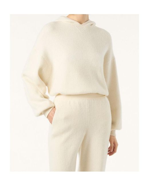 Loro Piana White Mersey Hoodie