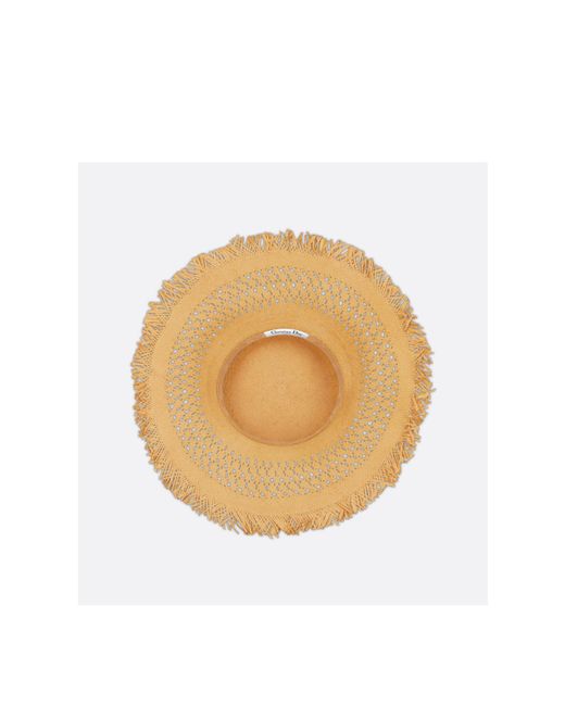 Dior Metallic Iviera Naughtily-D Large Brim Hat