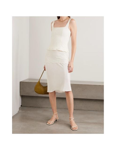 Posse White Sleeveless Top