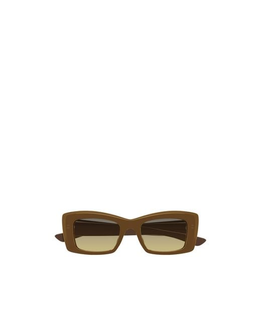 McQueen Multicolor Eyewear Rectangle Frame Sunglasses