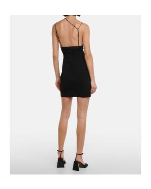 Nensi Dojaka Black Cutout Minidress