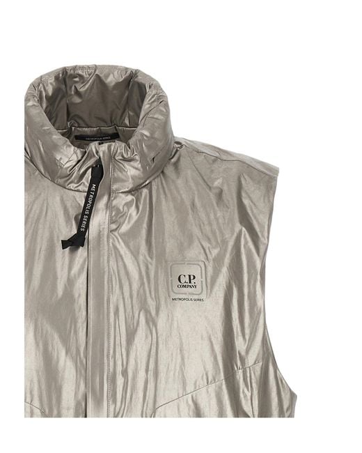C P Company Gray The Metropolis Series Vest for men