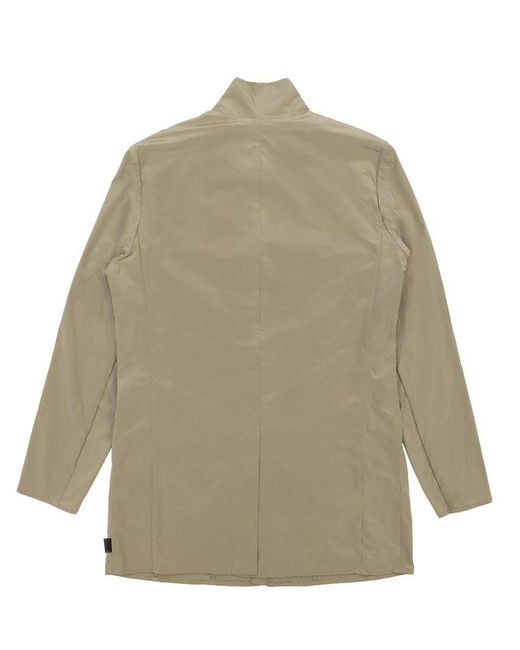 Armani Collezioni Natural Zipper Details Casual Jacket for men