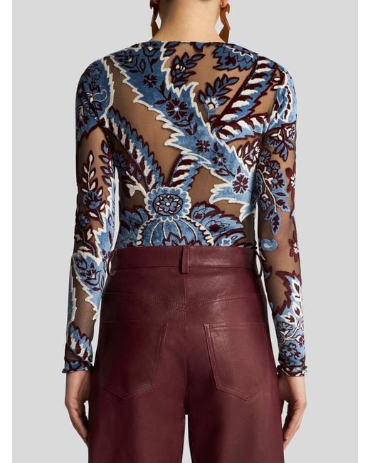 Etro Blue Top