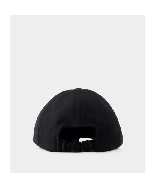 Patou Black Logo Embroidered Baseball Cap