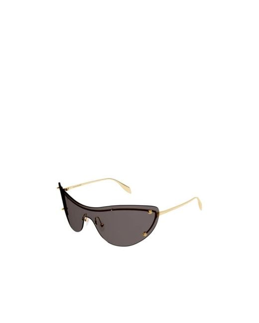McQueen Multicolor Eyewear Frameless Sunglasses